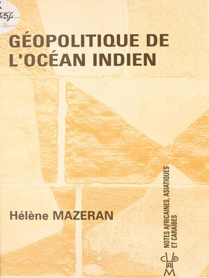 cover image of Géopolitique de l'océan Indien